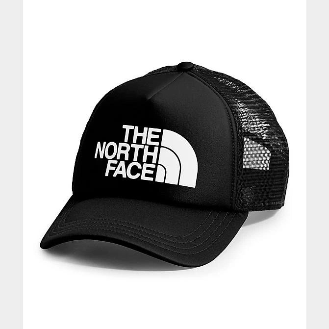 The North Face TNF Logo Trucker Snapback Hat Black - F0A3FM3A KY4 1 The North Face TNF Logo Trucker Snapback Hat Black - F0A3FM3A KY4