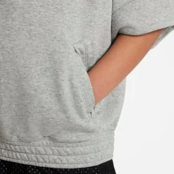 Kids' Nike Culture Of Basketball Short-Sleeve Half-Zip Basketball Hoodie Dark Grey Heather/White - FB1063 063 10 Kids' Nike Culture Of Basketball Short-Sleeve Half-Zip Basketball Hoodie Dark Grey Heather/White - FB1063 063 -Sports Fashion FB1063 063 M5