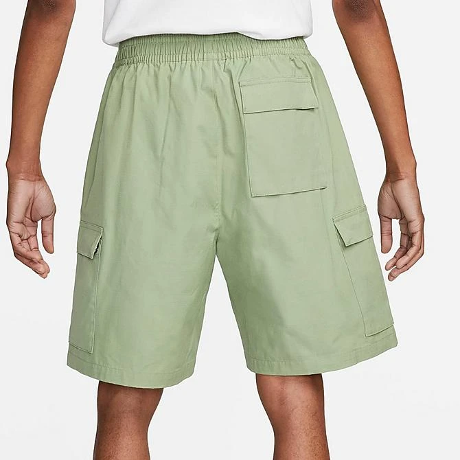 Men's Nike Club Futura Woven Cargo Shorts Oil Green/White - FB1246 386 4 Men's Nike Club Futura Woven Cargo Shorts Oil Green/White - FB1246 386 - Image 4