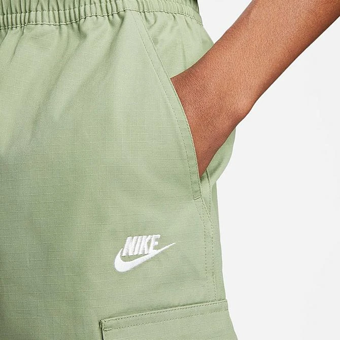Men's Nike Club Futura Woven Cargo Shorts Oil Green/White - FB1246 386 5 Men's Nike Club Futura Woven Cargo Shorts Oil Green/White - FB1246 386 - Image 5