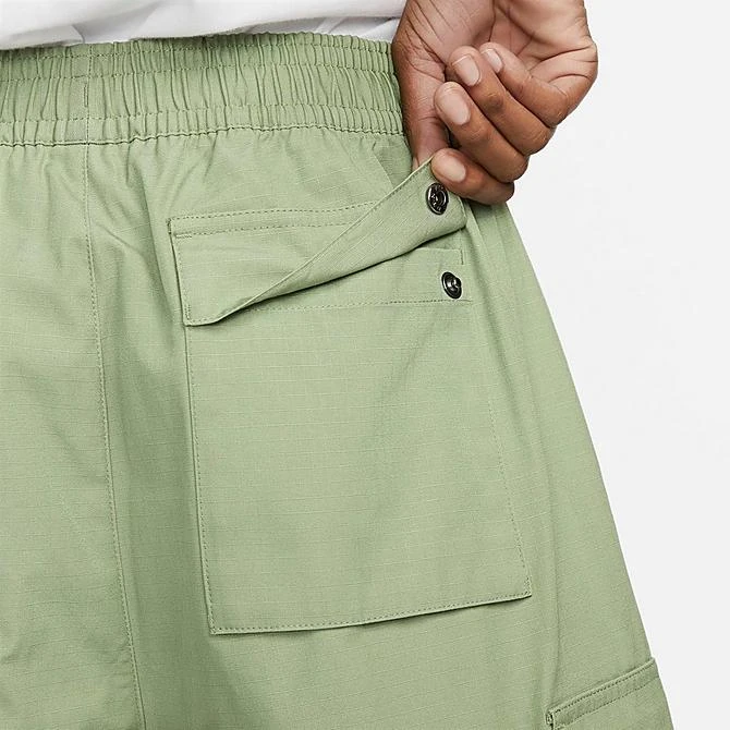 Men's Nike Club Futura Woven Cargo Shorts Oil Green/White - FB1246 386 6 Men's Nike Club Futura Woven Cargo Shorts Oil Green/White - FB1246 386 - Image 6