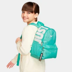 Kids' Nike Brasilia JDI Mini Backpack Emerald Rise/Emerald Rise/White - FB2822 381