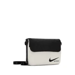 Women's Nike Futura Crossbody Bag Black/Light Orewood Brown/Black - FB2858 010 -Sports Fashion FB2858 010 P4