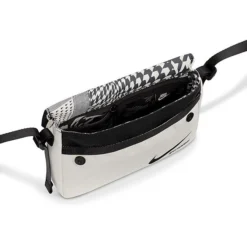 Women's Nike Futura Crossbody Bag Black/Light Orewood Brown/Black - FB2858 010 -Sports Fashion FB2858 010 P5