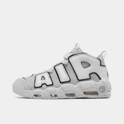 Men's Nike Air More Uptempo '96 Basketball Shoes Photon Dust/White/Black/Metallic Silver - FB3021 001
