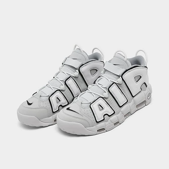 Men's Nike Air More Uptempo '96 Basketball Shoes Photon Dust/White/Black/Metallic Silver - FB3021 001 2 Men's Nike Air More Uptempo '96 Basketball Shoes Photon Dust/White/Black/Metallic Silver - FB3021 001 - Image 2