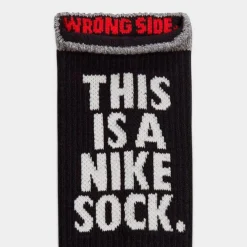 Nike Everyday Plus Cheeky Cushioned Crew Socks Black/University Red/Sail - FB3272 010 7 Nike Everyday Plus Cheeky Cushioned Crew Socks Black/University Red/Sail - FB3272 010 -Sports Fashion FB3272 010 P4