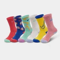 Youth Nike Everyday Mix Match Crew Socks (3-Pack) Multicolor - FB3290 901