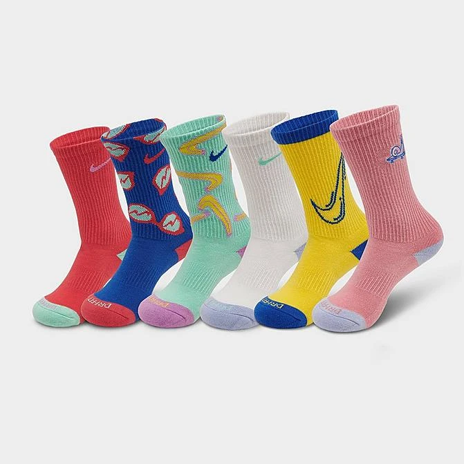 Youth Nike Everyday Mix Match Crew Socks (3-Pack) Multicolor - FB3290 901 1 Youth Nike Everyday Mix Match Crew Socks (3-Pack) Multicolor - FB3290 901