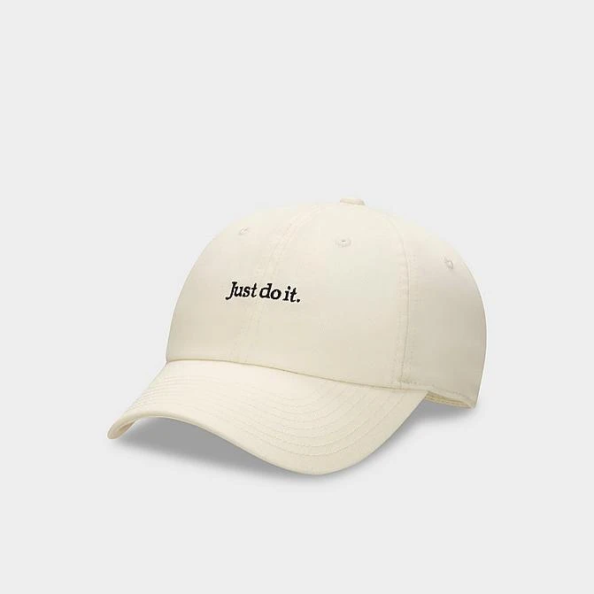 Nike Club Unstructured JDI Strapback Hat Coconut Milk/Black - FB5370 113 1 Nike Club Unstructured JDI Strapback Hat Coconut Milk/Black - FB5370 113