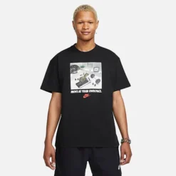 Men's Nike Sportswear Max90 At Your Pace Graphic T-Shirt Black - FB9823 010