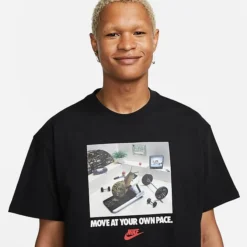 Men's Nike Sportswear Max90 At Your Pace Graphic T-Shirt Black - FB9823 010 -Sports Fashion FB9823 010 M4