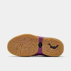 Little Kids' Nike LeBron 20 SE Stretch Lace Basketball Shoes Vivid Purple/Metallic Gold/Black - FD0208 500 -Sports Fashion FD0208 500 P6