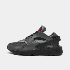 Men's Nike Air Huarache Casual Shoes Black/Picante Red/Anthracite/Iron Grey - FD0665 001