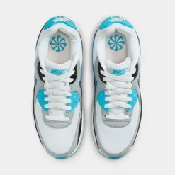 Big Kids' Nike Air Max 90 Casual Shoes White/Blue Lightning/Black/Blue Lightning - FD0678 100 10 Big Kids' Nike Air Max 90 Casual Shoes White/Blue Lightning/Black/Blue Lightning - FD0678 100 -Sports Fashion FD0678 100 P5