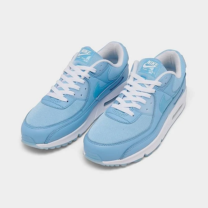 Men's Nike Air Max 90 Casual Shoes Blue Chill/Blue Chill/White - FD0734 442 2 Men's Nike Air Max 90 Casual Shoes Blue Chill/Blue Chill/White - FD0734 442 - Image 2