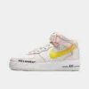 Women's Nike Air Force 1 '07 Mid Casual Shoes White/Opti Yellow/Pearl Pink/Action Green/Sail/Black - FD0869 100