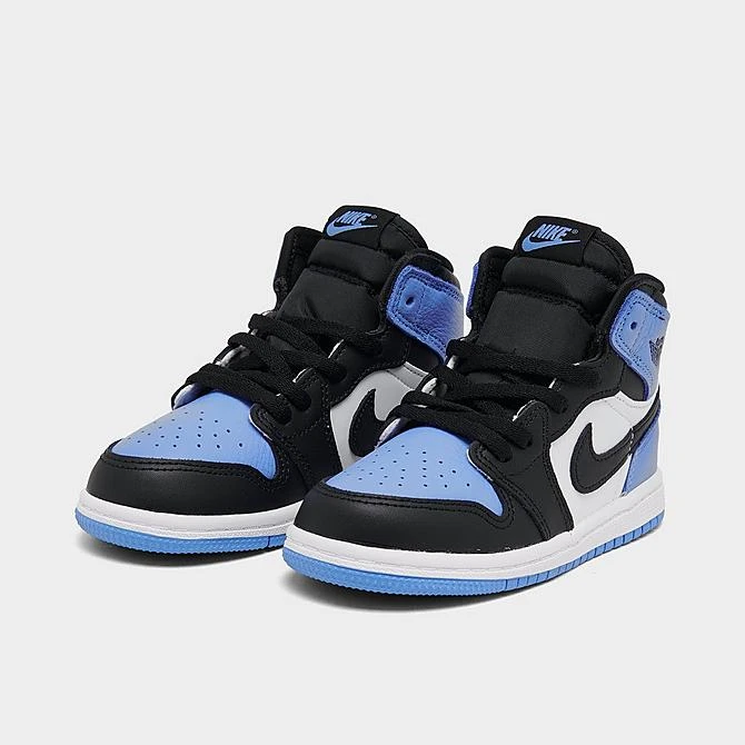 Nike Kids' Toddler Air Jordan Retro 1 High OG Casual Shoes University Blue/Black/White - FD1413 400 2 Nike Kids' Toddler Air Jordan Retro 1 High OG Casual Shoes University Blue/Black/White - FD1413 400 - Image 2