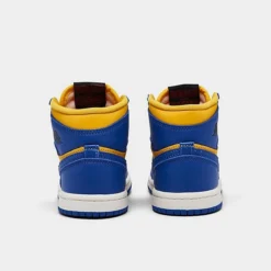 Nike Kids' Toddler Air Jordan Retro 1 High OG Casual Shoes Varsity Maize/Game Royal/Sail - FD2598 700 -Sports Fashion FD2598 700 P4