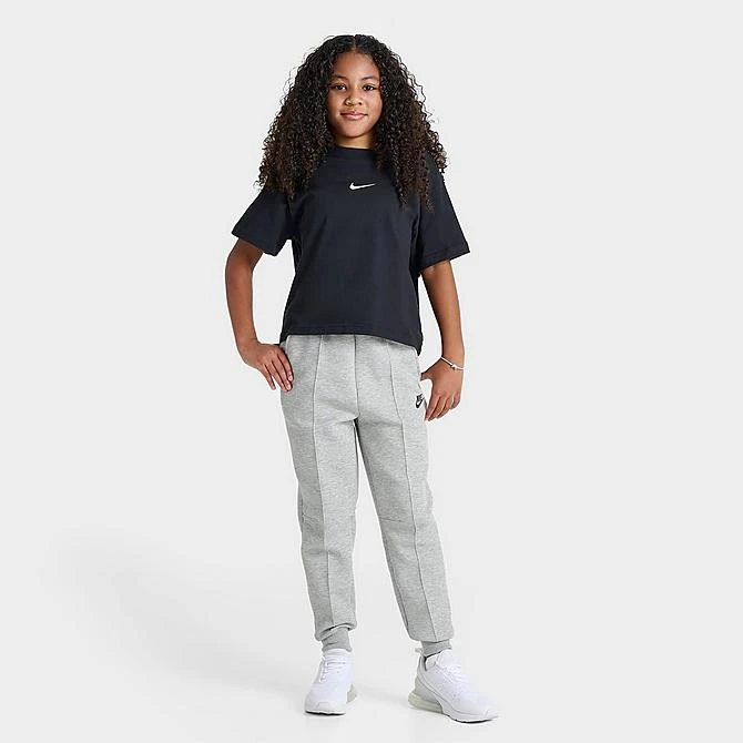 Girls' Nike Sportswear Tech Fleece Jogger Pants Dark Grey Heather/Black - FD2975 063 2 Girls' Nike Sportswear Tech Fleece Jogger Pants Dark Grey Heather/Black - FD2975 063 - Image 2