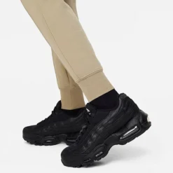 Girls' Nike Sportswear Tech Fleece Jogger Pants Neutral Olive/Black - FD2975 276 -Sports Fashion FD2975 276 M4