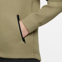 Girls' Nike Sportswear Tech Fleece Full-Zip Hoodie Neutral Olive/Black - FD2979 276 9 Girls' Nike Sportswear Tech Fleece Full-Zip Hoodie Neutral Olive/Black - FD2979 276 -Sports Fashion FD2979 276 M5