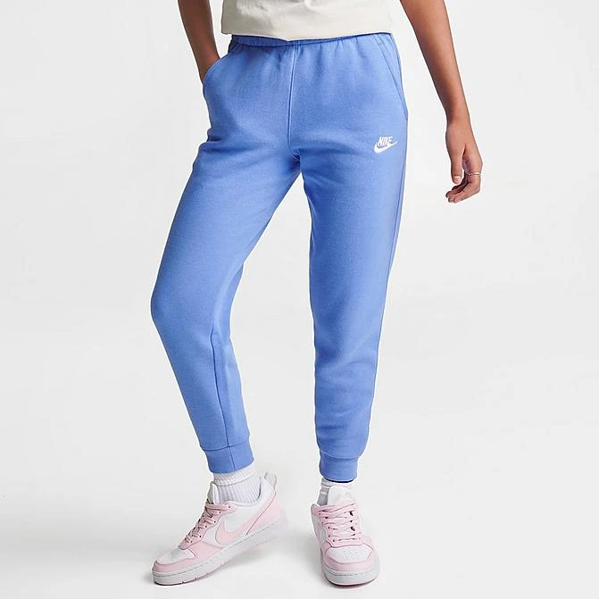 Girls' Nike Sportswear Club Fleece Jogger Pants Polar/White - FD3008G 450 1 Girls' Nike Sportswear Club Fleece Jogger Pants Polar/White - FD3008G 450