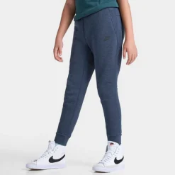 Boys' Nike Sportswear Tech Fleece Jogger Pants Obsidian Heather/Black/Black - FD3287 473