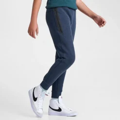 Boys' Nike Sportswear Tech Fleece Jogger Pants Obsidian Heather/Black/Black - FD3287 473 -Sports Fashion FD3287 473 M3