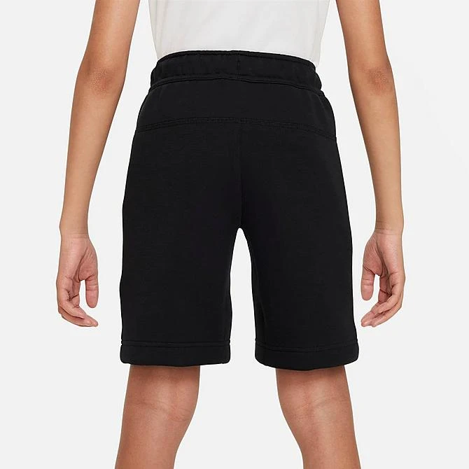 Boys' Nike Tech Fleece Shorts Black/Black/Black - FD3289 010 2 Boys' Nike Tech Fleece Shorts Black/Black/Black - FD3289 010 - Image 2