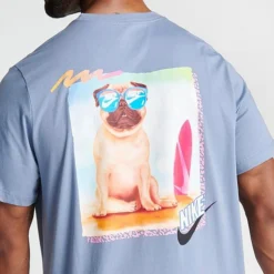 Men's Nike Sportswear Beach Pug Graphic T-Shirt Ashen Slate - FD6636 493 -Sports Fashion FD6636 493 M5
