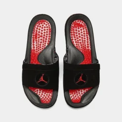 Nike Men's Jordan Hydro Retro 8 Slide Sandals Black/University Red/White/Varsity Maize - FD7674 001 -Sports Fashion FD7674 001 P5