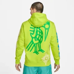 Men's Nike Sportswear Club Fleece JDI Graphic Hoodie Cyber - FJ1575 389 -Sports Fashion FJ1575 389 M3