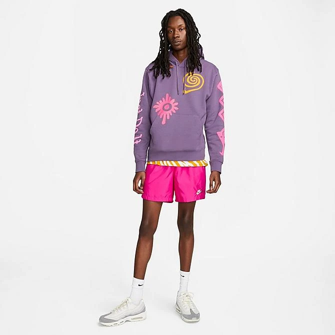 Men's Nike Sportswear Club Fleece JDI Graphic Hoodie Canyon Purple - FJ1575 553 2 Men's Nike Sportswear Club Fleece JDI Graphic Hoodie Canyon Purple - FJ1575 553 - Image 2