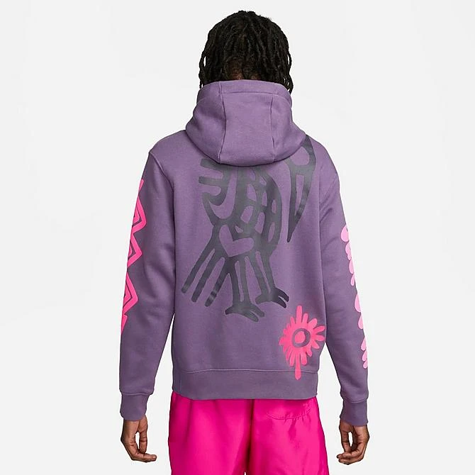 Men's Nike Sportswear Club Fleece JDI Graphic Hoodie Canyon Purple - FJ1575 553 3 Men's Nike Sportswear Club Fleece JDI Graphic Hoodie Canyon Purple - FJ1575 553 - Image 3