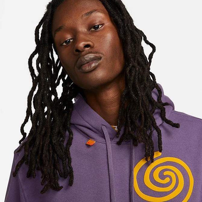 Men's Nike Sportswear Club Fleece JDI Graphic Hoodie Canyon Purple - FJ1575 553 4 Men's Nike Sportswear Club Fleece JDI Graphic Hoodie Canyon Purple - FJ1575 553 - Image 4
