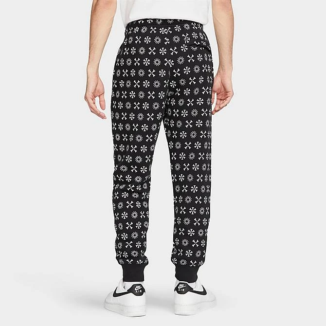 Men's Nike Sportswear Club Fleece Monogram Jogger Pants Black/Multi - FJ1637 011 3 Men's Nike Sportswear Club Fleece Monogram Jogger Pants Black/Multi - FJ1637 011 - Image 3