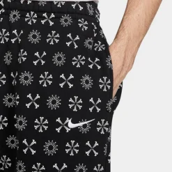 Men's Nike Sportswear Club Fleece Monogram Jogger Pants Black/Multi - FJ1637 011 8 Men's Nike Sportswear Club Fleece Monogram Jogger Pants Black/Multi - FJ1637 011 -Sports Fashion FJ1637 011 M4