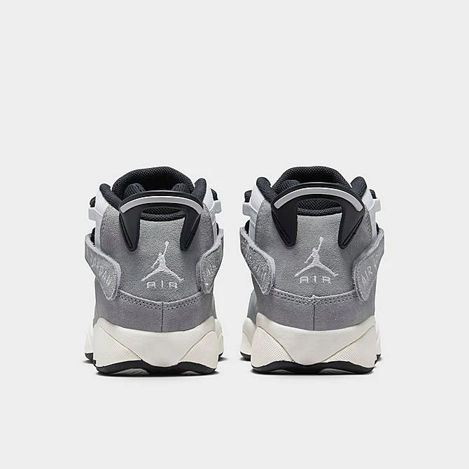 Nike Big Kids' Jordan 6 Rings Basketball Shoes Light Smoke Grey/Black/Sail/White - FJ4651 077 4 Nike Big Kids' Jordan 6 Rings Basketball Shoes Light Smoke Grey/Black/Sail/White - FJ4651 077 - Image 4