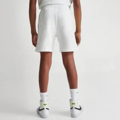 Boys' Nike Repeat Taped Shorts White - FJ5377A 100 -Sports Fashion FJ5377A 100 M4