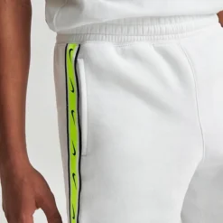 Boys' Nike Repeat Taped Shorts White - FJ5377A 100 -Sports Fashion FJ5377A 100 M6