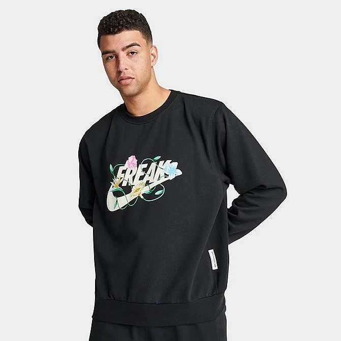 Men's Nike Giannis Standard Issue Connections Graphic Basketball Crewneck Sweatshirt Black - FJ9557 010 1 Men's Nike Giannis Standard Issue Connections Graphic Basketball Crewneck Sweatshirt Black - FJ9557 010