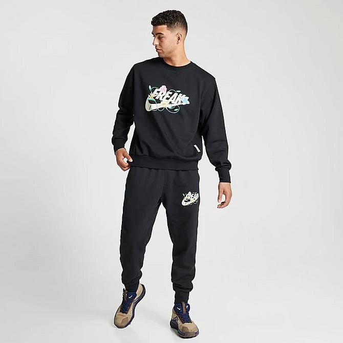 Men's Nike Giannis Standard Issue Connections Graphic Basketball Crewneck Sweatshirt Black - FJ9557 010 2 Men's Nike Giannis Standard Issue Connections Graphic Basketball Crewneck Sweatshirt Black - FJ9557 010 - Image 2