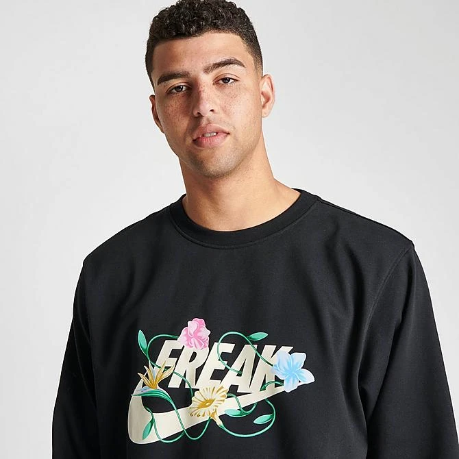 Men's Nike Giannis Standard Issue Connections Graphic Basketball Crewneck Sweatshirt Black - FJ9557 010 5 Men's Nike Giannis Standard Issue Connections Graphic Basketball Crewneck Sweatshirt Black - FJ9557 010 - Image 5