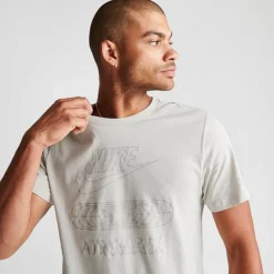 Men's Nike Sportswear Air Max Legacy Graphic T-Shirt Light Bone/Black - FN0241 072 -Sports Fashion FN0241 072 M5