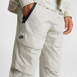 Men's Nike Sportswear Air Max Woven Cargo Pants Light Bone/Black/Black - FN0242 072 -Sports Fashion FN0242 072 M6