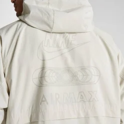 Men's Nike Sportswear Air Max Graphic Woven Full-Zip Jacket Light Bone/Black/Black - FN0243 072 -Sports Fashion FN0243 072 M5
