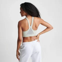 Women's Nike Swoosh Medium-Support Padded Wrap Sports Bra Sea Glass/Sail - FN3167 020 -Sports Fashion FN3167 020 M4