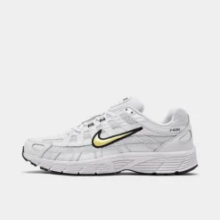 Men's Nike P-6000 Running Shoes White/Black/Lemon Chiffon - FN4294 100