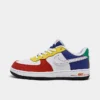Little Kids' Nike Force 1 LV8 Casual Shoes University Red/White/Deep Royal Blue/Opti Yellow - FN6978 657